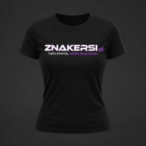 Koszulka damska z logo znakersi.pl