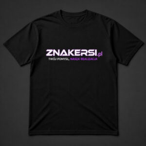 Koszulka męska z logo znakersi.pl